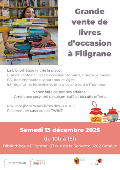Flyer vente de livres d'occasion